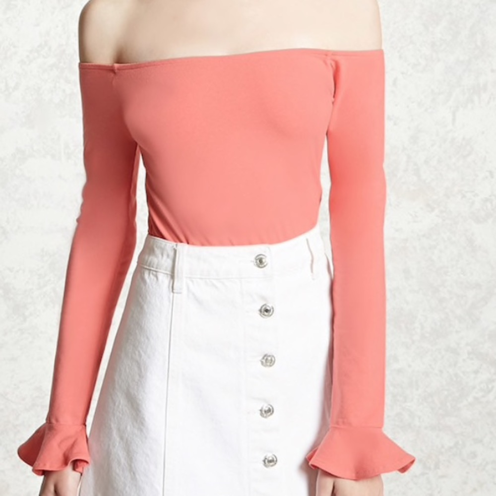 Off the shoulder bodysuit